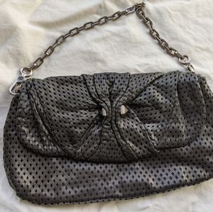 Marc Jacobs Black Perforated Leather Handbag